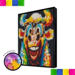 Ferdinand Bull Head Colorful 51.2 x 51.2cm