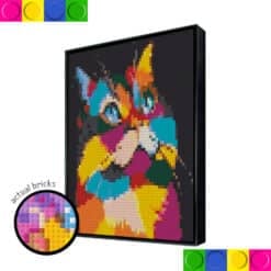 Funny Cat Colorful Art 1 51.2 x 51.2cm