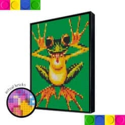 Frog says Hello Colorful 51.2 x 51.2cm