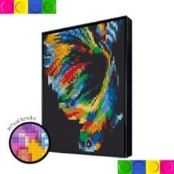 Fighting Fish Colorful 51.2 x 51.2cm