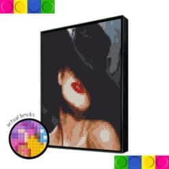 Lady with Hat51.2 x 51.2cm 2x2 Boards