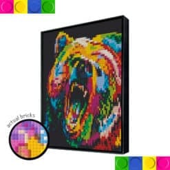 Bear Colorful 51.2 x 51.2cm