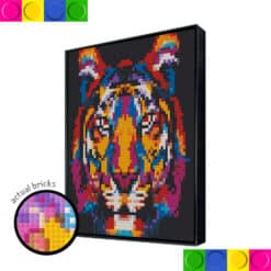 Colorful Tiger 2 - 51.2 x 51.2cm