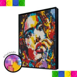 Colorful Lady Face 2 - 51.2 x 51.2cm