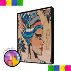 Lady Face 5 - 51.2 x 51.2cm