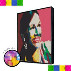 Lady Colorful 2 - 51.2 x 51.2cm