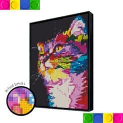 Colorful Cat 51.2 x 76.8cm
