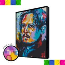 Johnny Depp Colorful Art 1 51.2 x 76.8cm