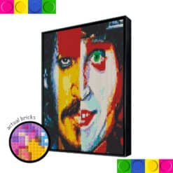 Two faces of Johnny Depp 51.2 x 76.8cm