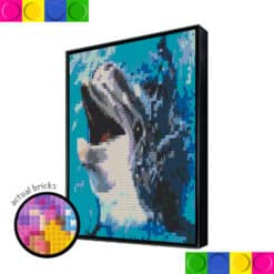 Happy Dolphin 51.2 x 76.8cm
