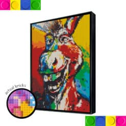 Talking Donkey Colorful 51.2 x 76.8cm