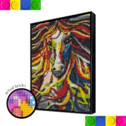 Fantasy Horse Colorful 51.2 x 76.8cm