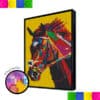 Horse Head Colorful 51.2 x 76.8cm