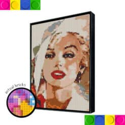 Marilyn Monroe White background 51.2 x 76.8cm
