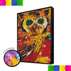 Owl Colorful 51.2 x 76.8cm