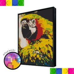 Colorful Parrot Art 51.2 x 76.8cm