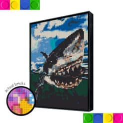 Shark Attack 51.2 x 76.8cm