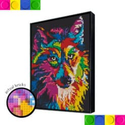 Colorful Wolf 51.2 x 76.8cm