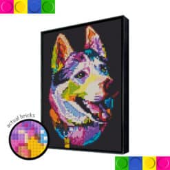 Colorful Dog 51.2 x 76.8cm