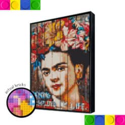 Lady with colorful hair dress  51.2 x 76.8cm