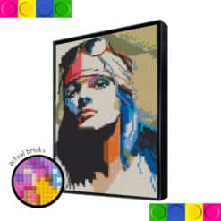 Axle Rose Colorful 51.2 x 76.8cm