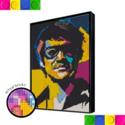 Bruce Lee Colorful 51.2 x 76.8cm