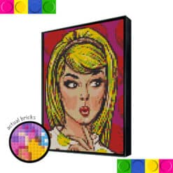 Lady Blonde Hair 51.2 x 76.8cm