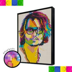 Johnny Depp Colorful Art 2 51.2 x 76.8cm