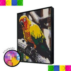 Colorful Love Bird 76.8 x 76.8cm