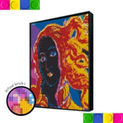 Colorful Girl Painting 76.8 x 76.8cm