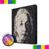 Einstein in B/W 76.8 x 76.8cm