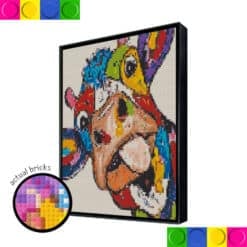 Colorful Cow 76.8 x 76.8cm