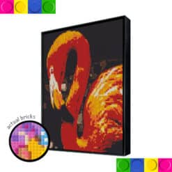 Beautiful Flamingo 76.8 x 76.8cm