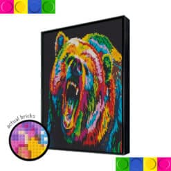 Colorful Bear 76.8cm x 102.4cm