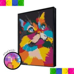Colorful Cat 2 - 76.8cm x 102.4cm