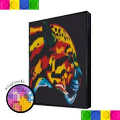 Leopard Head 76.8cm x 102.4cm