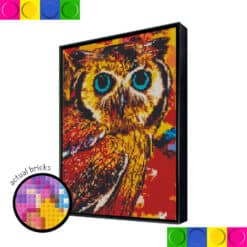Owl Colorful 76.8cm x 102.4cm