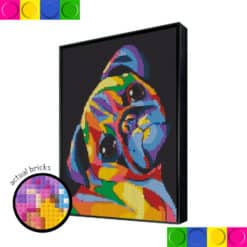 Colorful Pug 76.8cm x 102.4cm
