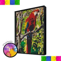Colorful Parrot in tree 76.8cm x 102.4cm