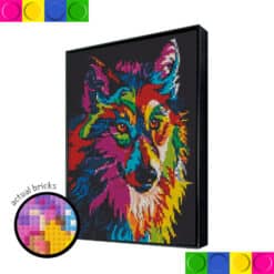 Colorful Wolf 76.8cm x 102.4cm