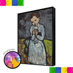 Child Holding a Dove [1901] Pablo Picasso 76.8cm x 102.4cm