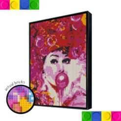Audrey in Pink 76.8cm x 102.4cm
