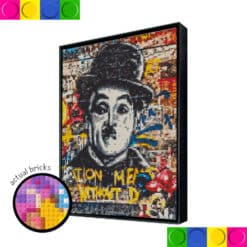 Charlie Chaplin in color 76.8cm x 102.4cm