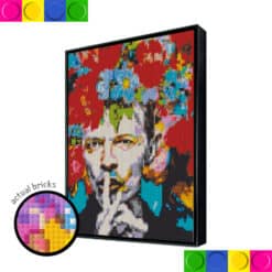 David Bowie Flowered Hair 76.8cm x 102.4cm