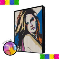 Barbara Palvin Colorful 76.8cm x 102.4cm