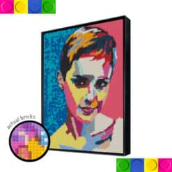 Emma Watson Colorful 76.8cm x 102.4cm