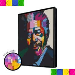 Morgan Freeman Colorful 76.8cm x 102.4cm
