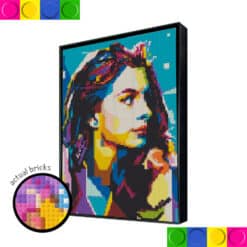 Anne Hathaway Colorful 76.8cm x 102.4cm