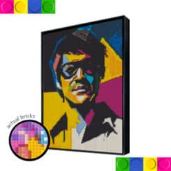 Bruce Lee Colorful 76.8cm x 102.4cm