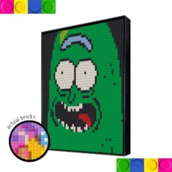 Pickle Rick 40 x 40cm